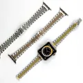 Bracelet fin en acier inoxydable pour Apple Watch bande fine pour Apple Watch 9 8 6 5 SE 7