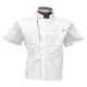 T-shirt à manches courtes pour homme uniforme de travail de serveur avec Double boutonnage