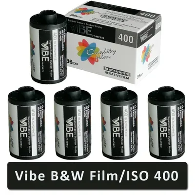 Film négatif pour appareil photo Kodak 1 rouleau 2 rouleau 3 rouleau 5 rouleau VIpun400 noir