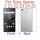 Film HD transparent brillant et mat pour Sony xperia Z L36H Z1 L39H Z2 Z3 Z4 Z5 Premium Ultra plus