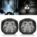 Feux de brouillard électriques LED 9W assemblage de lampe de conduite pour voiture moto vélos