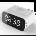 Réveil numérique avec haut-parleur Bluetooth radio FM chargeur sans fil chargeur de téléphone