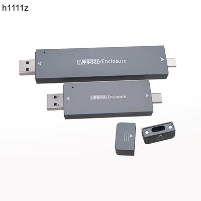 Boîtier adaptateur SSD externe protocole de touristes USB3.1 Type-A Type-C M2 SATA NVcloser NGFF