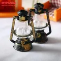 Jouet maison de poupée 1:12 pour enfants cadeau Vintage rétro lampe Kerosene Mini meubles