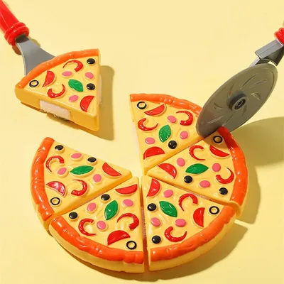 Jouet de découpe de pizza en plastique pour enfants jouet de cuisine pour garçon jouet de cuisine