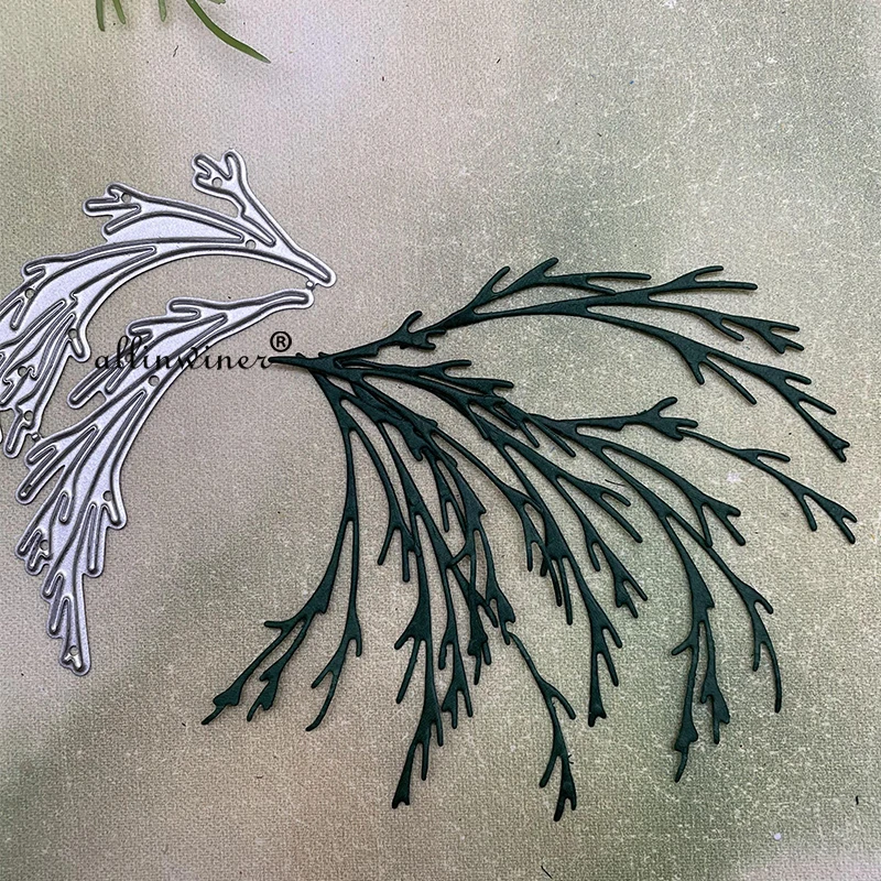 Couronne rustique curio automne matrices de découpe en métal pochoirs pour bricolage Scrapbooking décoratif gaufrage artisanat modèle de découpe