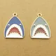 Charme de requin en émail pour bijoux boucle d'oreille exécutive pendentif collier bracelet