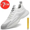 Chaussures rehaussantes pour hommes baskets blanches de haute qualité coussin confortable offre