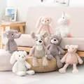 Peluche lapin/éléphant/ours/cochon/chien 36cm Animal de dessin animé doux poupée pour bébé fille