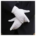 Gants de travail d'inspection en coton blanc pour hommes et femmes gants de ménage gants légers
