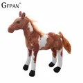 Jouet cheval en peluche pour enfants 30cm 1 pièce Animal en peluche mignon doux et réaliste