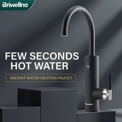 Briwellna – robinet chauffe-eau électrique 220V robinet de cuisine 2 en 1 mélangeur sans