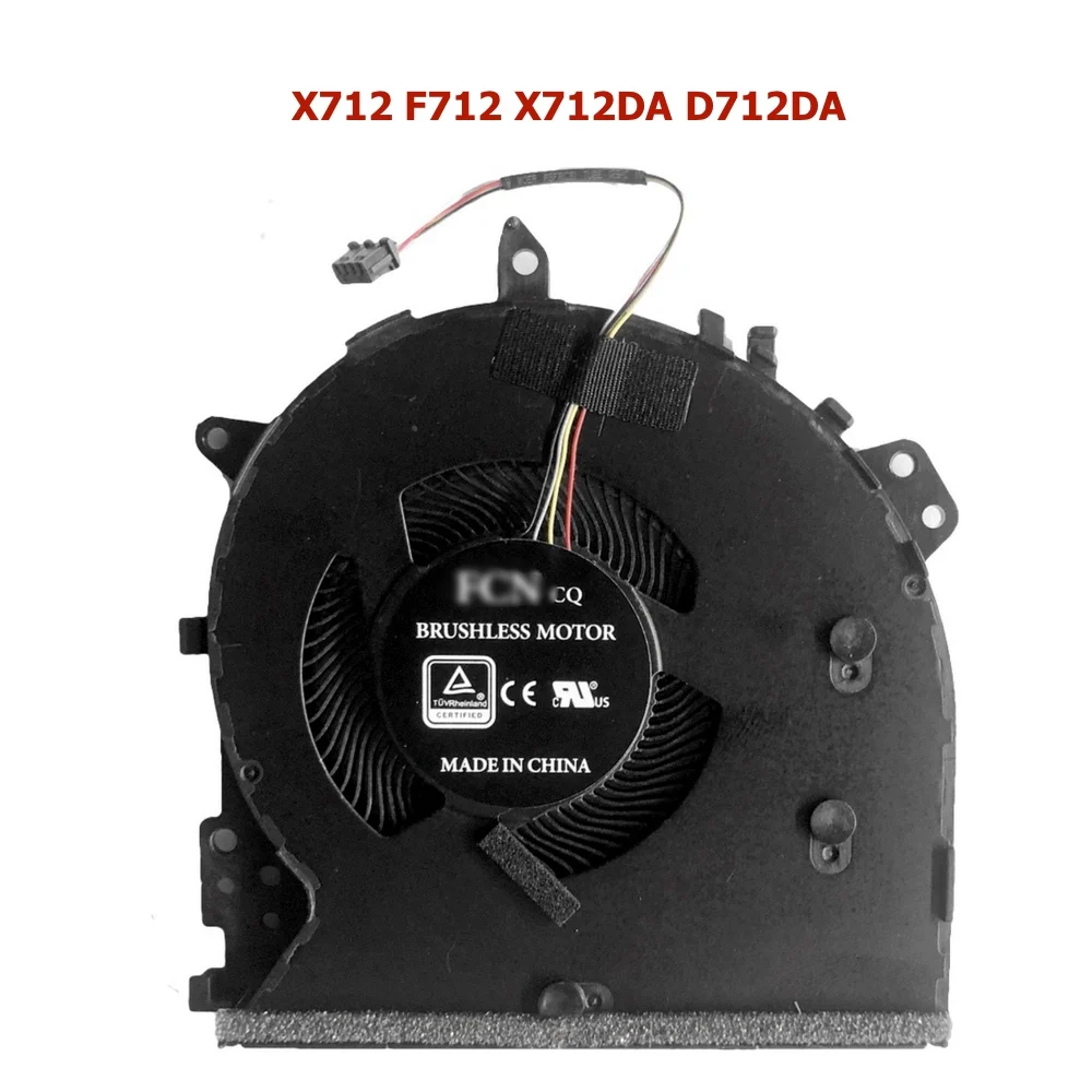Ventilateur de refroidissement de processeur pour ordinateur portable pour Asus VivoBook 17 X712 F712 X712FA/DA F712DA D712DA ventilateurs d