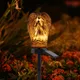 Lampe LED solaire étanche avec angle lumineux luminaire décoratif d'extérieur idéal pour un jardin