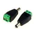 Connecteur de prise d'alimentation cc mâle 2.1mm x 5.5mm 5.5*2.1mm (Type de fixation à vis) pas