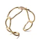 Bracelets ronds vintage pour femmes maillons de cercle géométrique bracelet à breloques bijoux