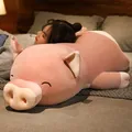 Cochon en peluche spongieux de simulation jouet de overen peluche coussin d'oreiller en peluche