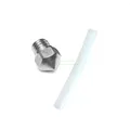 1 pcs acier inoxydable MK10 buse 0.2 ~ 0.8mm 0.4mm 1.75mm avec tube PTFE pour duplicateur 4 S