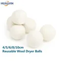 Sèche-linge réutilisable en laine IkNatural adoucisseur de tissu machine à laver blanche kit de