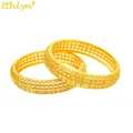 Ethlys – Bracelet couleur or pour enfants 2 pièces/lot nouvelle mode joli Bracelet pour fête