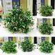 Bouquet de plantes artificielles 15 têtes apparence réaliste et vive accessoires photo fausse