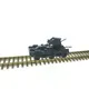 Kit d'accessoires de construction pour train électrique 2 pièces échelle 1:87 châssis bogies