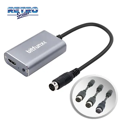 Bitfunx-Adaptateur HDMI pour SEGA Saturn MD MEGA Drive 2X Line DouJeff Mega Genesis SNK NEO GEO
