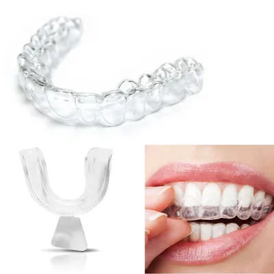 Protège-dents EVA Protection nocturne pour le bruxisme Anti-ronflement blanchiment des dents