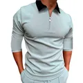 Polo à Revers pour Homme T-shirt à Manches sulf Haut Confortable et Solide Nouvelle Collection