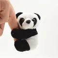 Pince à rideau de Panda en peluche créative 1 pièce noir et blanc pince à câliner marque-page