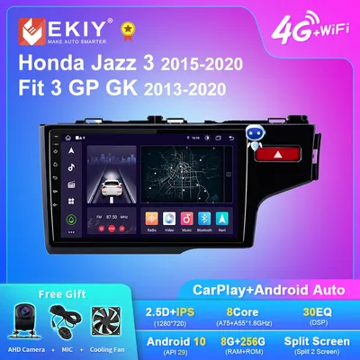 EKIY-Autoradio X7 Navigation GPS Carplay Lecteur de Limitation Stéréo DVD Auto pour Honda