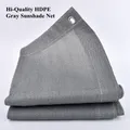 Filet d'ombrage solaire anti-UV HDPE gris de haute qualité auvent extérieur protection solaire