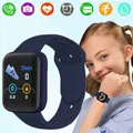 Montre intelligente numérique pour enfants montre-bracelet pour hommes et femmes appel entrant