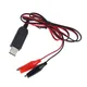 Câble d'alimentation USB 5V à 3V piles AA AAA de remplacement pour Radio lumière LED jouet