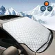 Housse de protection pour vitres de voiture 147x70 cm pare-brise pare-soleil glace neige