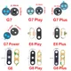Lentille de caméra arrière en verre avec autocollant Adheisve pour Moto G4 G5 G5s G6 G7 Power E6