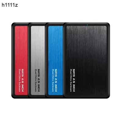 Boîtier de disque dur externe USB 2.5 SATA HD 3.0 pouces boîtier noir sans outil 5 Gbps prise en