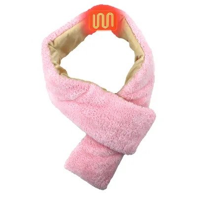 Écharpe chauffante pour hommes et femmes écharpe chauffante lavable pour le cou douce et chaude