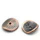DoreenBeads – perles d'espacement en alliage de Zinc perles rondes à motif en cuivre Antique