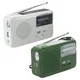 Radio solaire AM/FM à manivelle batterie 500mAh SOS alarme pour l'extérieur et la maison K5DB