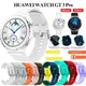 Bracelet de montre en silicone pour Huawei Watch montre GT3 Pro bracelet document pur 20mm ou