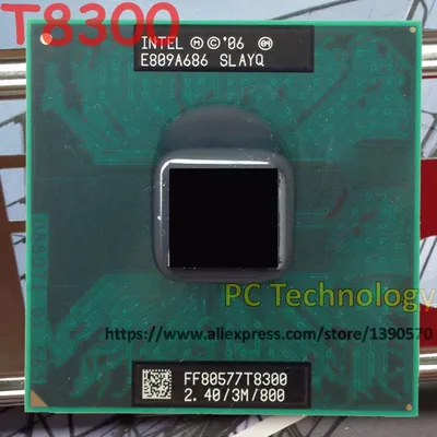 Processeur Intel Core2 Duo T8300 Original Cache 3M FSB 2.40GHz 800MHz double Core pour
