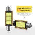 2 ampoules Canbus C5W C10W C3W Super lumineuses 3030SMD sans erreur pour intérieur de voiture