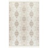 Tova 5'3" x 7' Cottage Bone/Multi Brown/Cloud Gray/Nutmeg/Smoke Area Rug - Hauteloom