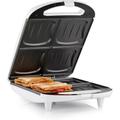 Sandwichmaker Toaster für 4 Sandwiches 26x24cm, 1300Watt