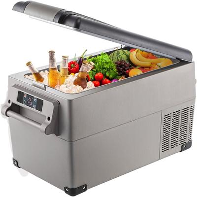 35L Autokühlschrank Kompressorkühlbox Edelstahl Urlaub Isolierbox Mini Kühlschrank Kühlbox Auto und Image