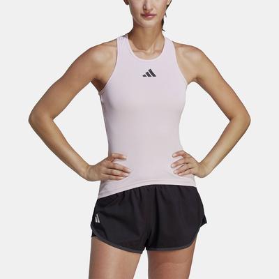 adidas Club Tank 2023 Women's Tennis Apparel Clear Pink