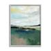 Stupell Industries Modern Cloudy Distant Beach Shore Painting Gray Framed Art Print Wall Art Design by Nikita Jariwala