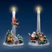 Rong Yun Santa s Guiding Light Flameless Candle Set Christmas Decoration Resin Candle Holder Ornament