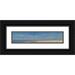 Valentini Alberto 14x6 Black Ornate Wood Framed with Double Matting Museum Art Print Titled - Panoramic View of South Beach and Scheve